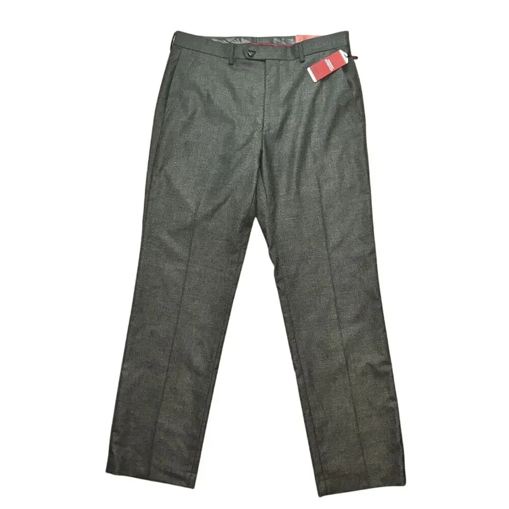NWT Alfani Slim Fit Performance Stretch Gray Suit 42L & 34X32
